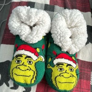 Shrek holiday slippers